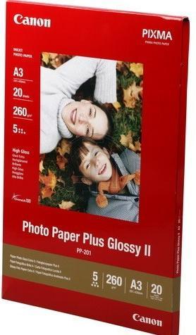 Immagine prodotto Canon PP-201 Plus Glossy II (265 g/m², A3, 20 x)