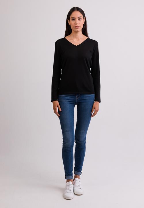 Actual product image Cash-Mere Kaschmir V-Ausschnitt Pullover (XS)