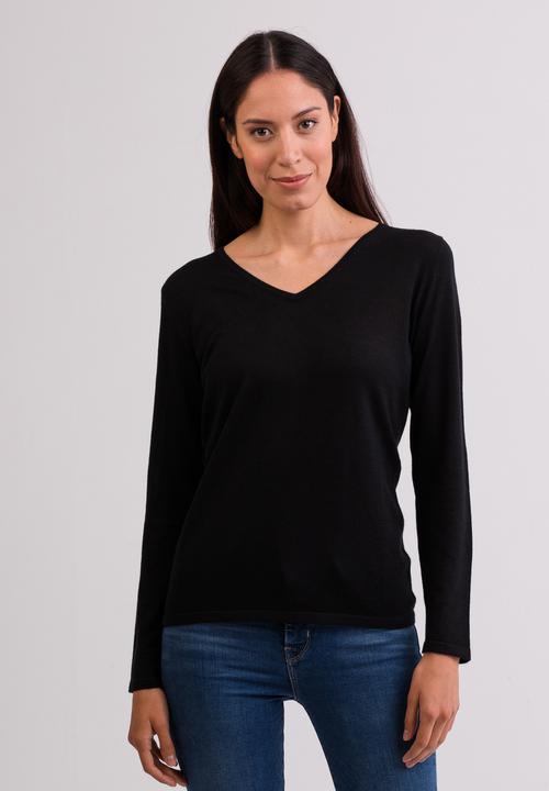 Cash-Mere Kaschmir V-Ausschnitt Pullover
