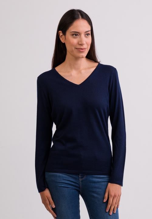 Cash-Mere Kaschmir V-Ausschnitt Pullover (XS)