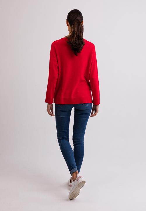 Produktbild Cash-Mere Kaschmir Rundhals Pullover mit Seitenschlitzen (S)