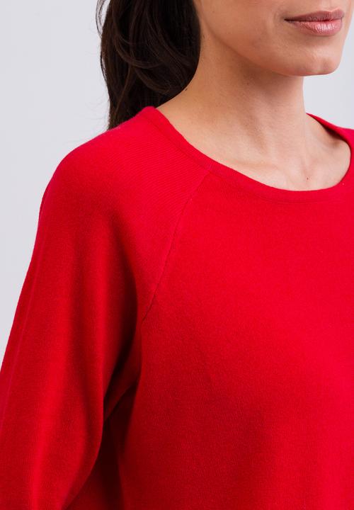 Produktbild Cash-Mere Kaschmir Rundhals Pullover mit Seitenschlitzen (S)