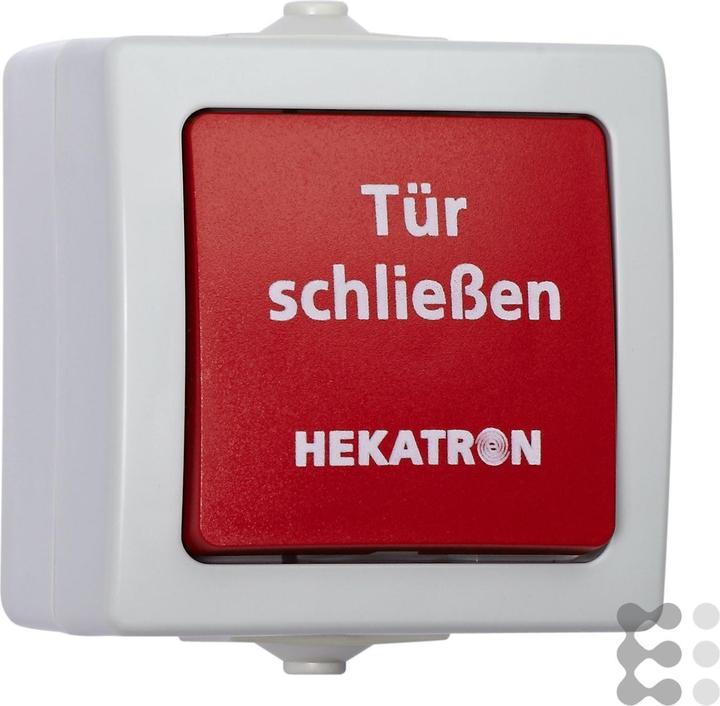 Actual product image Hekatron GmbH Manual release button for surface mounting IP44 HAT 03