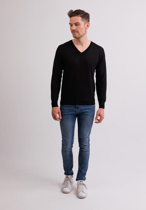 Produktbild Cash-Mere Kaschmir V-Ausschnitt Pullover (XL)