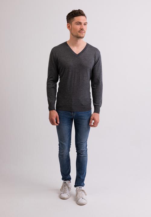 Produktbild Cash-Mere Kaschmir V-Ausschnitt Pullover (L)