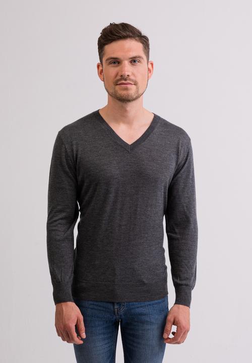 Cash-Mere Kaschmir V-Ausschnitt Pullover