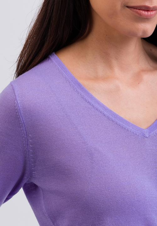 Actual product image Cash-Mere Kaschmir V-Ausschnitt Pullover (XL)