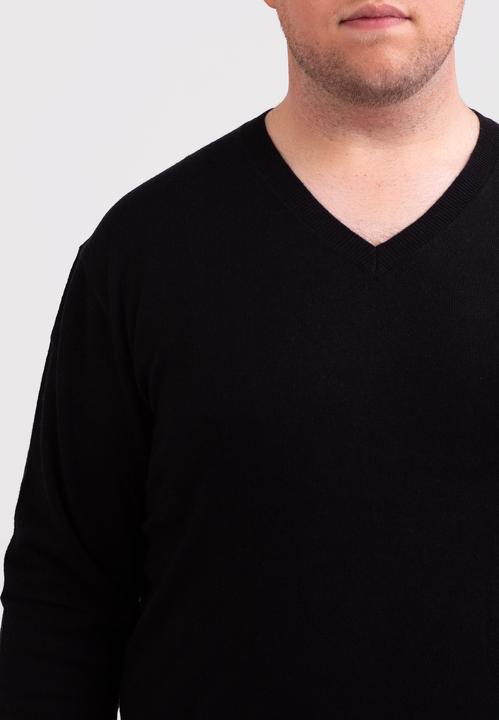Produktbild Cash-Mere Kaschmir V-Ausschnitt Pullover (4XL)