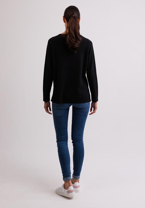 Image du produit Cash-Mere Kaschmir V-Ausschnitt Pullover mit Seitenschlitzen (M)