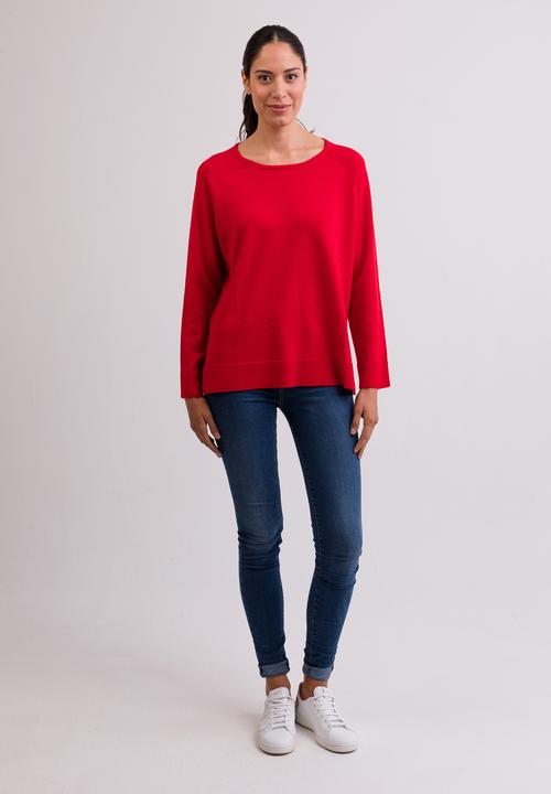 Produktbild Cash-Mere Kaschmir Rundhals Pullover mit Seitenschlitzen (S)