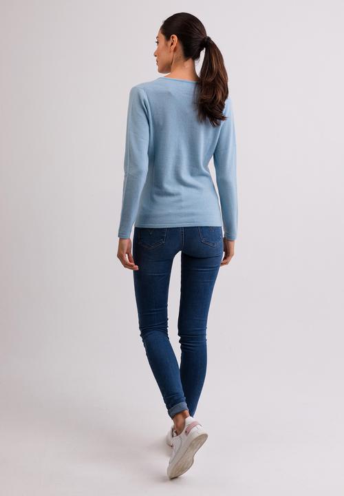 Actual product image Cash-Mere Kaschmir V-Ausschnitt Pullover (XS)