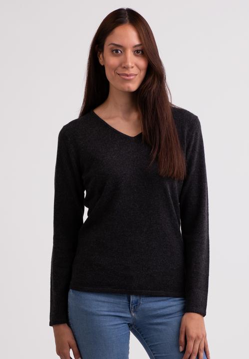 Cash-Mere Kaschmir V-Ausschnitt Pullover