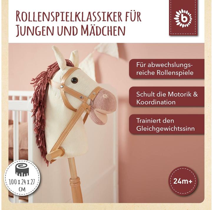 Actual product image Bieco Ginger hobby horse