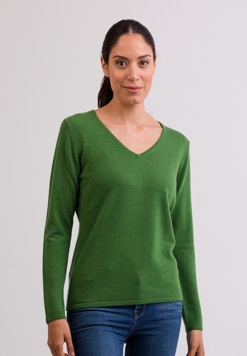Cash-Mere Kaschmir V-Ausschnitt Pullover