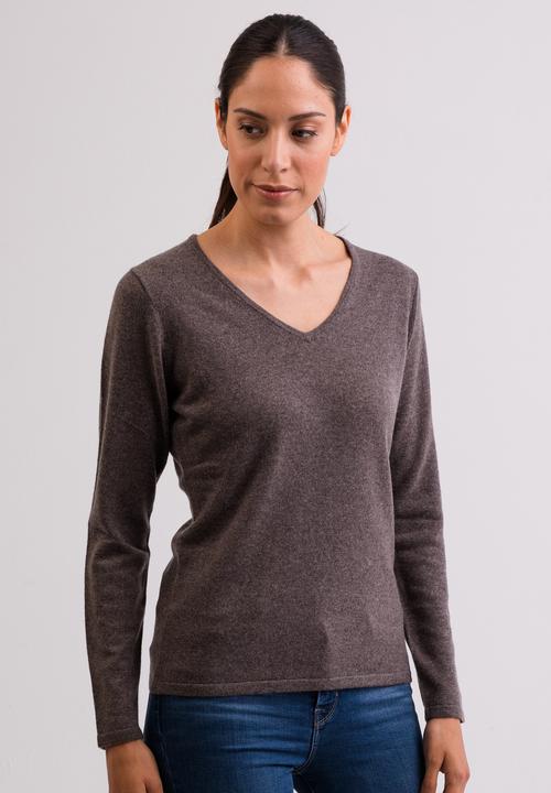 Cash-Mere Kaschmir V-Ausschnitt Pullover