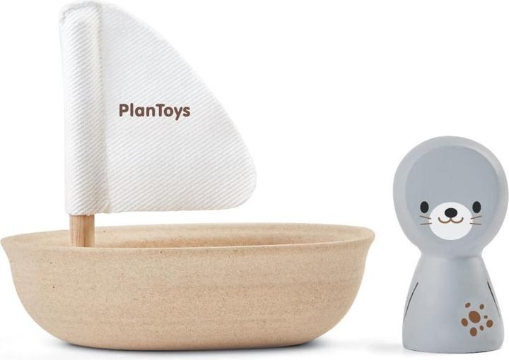Produktbild Plantoys Segelboot - Seelöwe