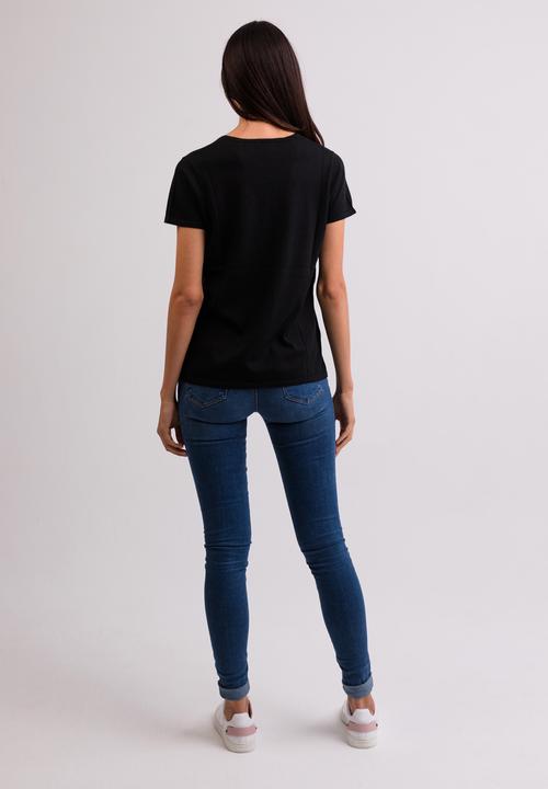 Actual product image Cash-Mere Kaschmir T-Shirt mit V-Ausschnitt (L)