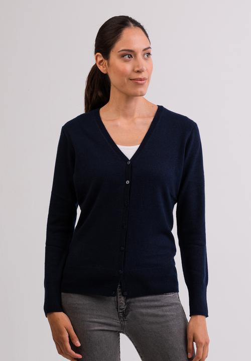 Cash-Mere Kaschmir Cardigan V-Ausschnitt