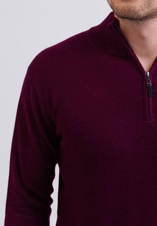 Actual product image Cash-Mere Kaschmir Stehkragen Pullover (XL)