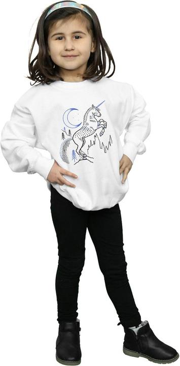 Produktbild Unicorn Line Art Sweatshirt Mädchen (152, 158)