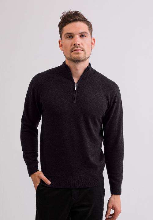 Actual product image Cash-Mere Cashmere Stand-Up Collar Sweater (M)
