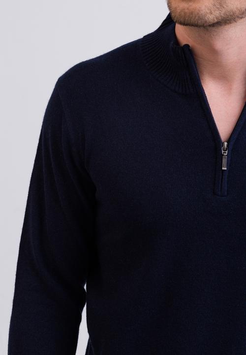 Actual product image Cash-Mere Kaschmir Stehkragen Pullover (S)