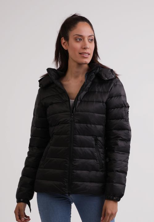 Cash-Mere Daunenjacke mit Kapuze und Kaschmirfutter