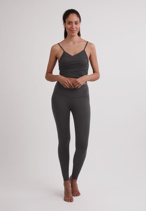 Image du produit Cash-Mere Yoga Top mit gekreuztem Rücken in Bambus (M)