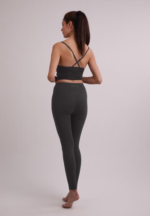 Image du produit Cash-Mere Yoga Top mit gekreuztem Rücken in Bambus (M)