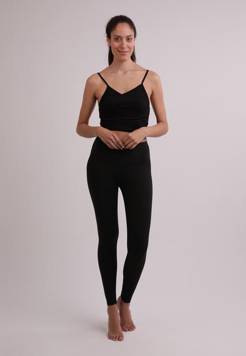 Actual product image Cash-Mere Yoga Top mit gekreuztem Rücken in Bambus (M)