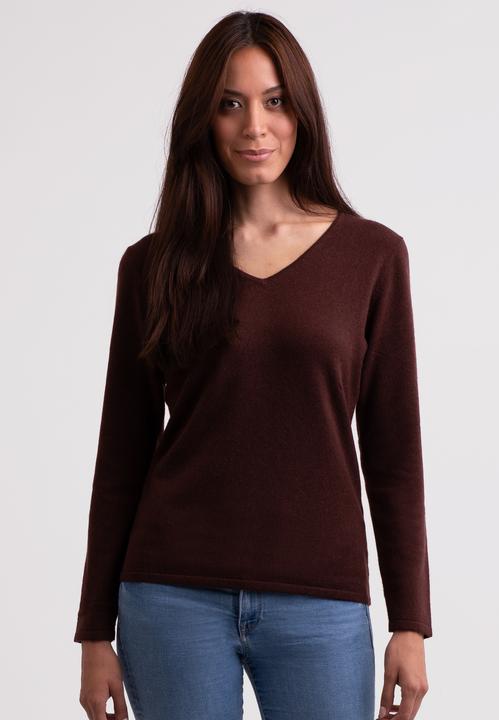 Cash-Mere Kaschmir V-Ausschnitt Pullover