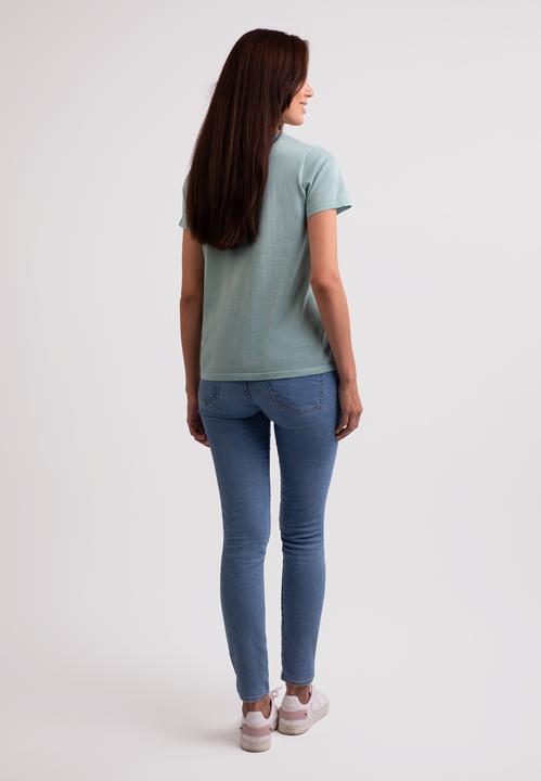 Actual product image Cash-Mere Kaschmir T-Shirt mit V-Ausschnitt (XL)