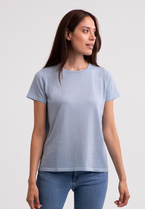 Cash-Mere Kaschmir T-Shirt mit Rundhals