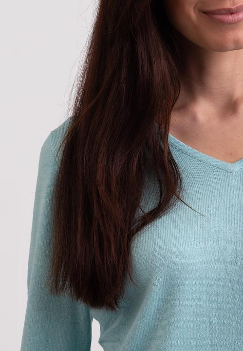 Produktbild Cash-Mere Seide Kaschmir V-Ausschnitt Pullover (L)