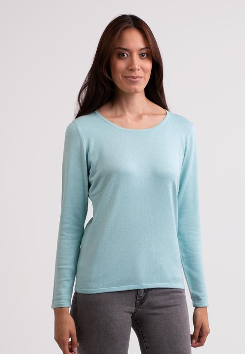 Cash-Mere Seide Kaschmir Rundhals Pullover