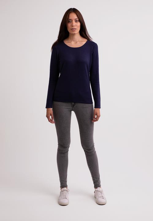 Actual product image Cash-Mere Seide Kaschmir Rundhals Pullover (XL)