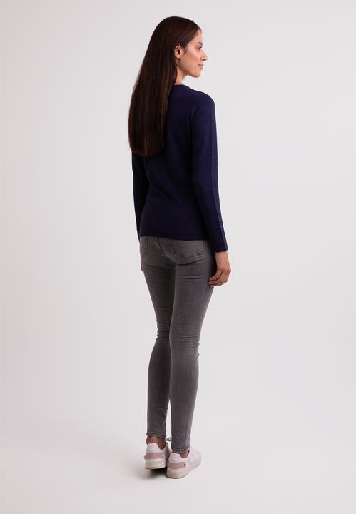 Actual product image Cash-Mere Seide Kaschmir Rundhals Pullover (XL)