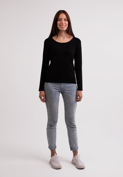 Actual product image Cash-Mere Recycelter Kaschmir Rundhals Pullover (M)