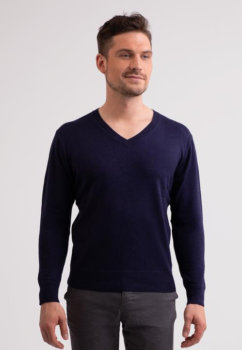 Cash-Mere Kaschmir V-Ausschnitt Pullover