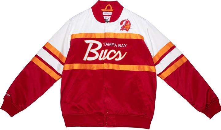 Produktbild Mitchell & Ness Heavyweight Satin Jacke - SCRIPT Tampa Bay Buccaneers - XXL (XXL)