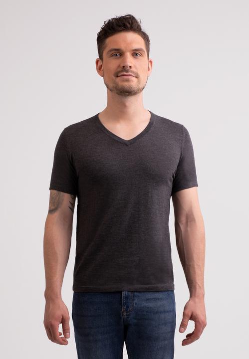 Cash-Mere Kaschmir T-Shirt mit V-Ausschnitt