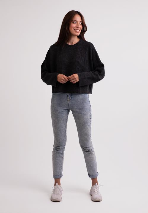 Immagine prodotto Cash-Mere Wolle Kaschmir Rundhals Pullover (L)