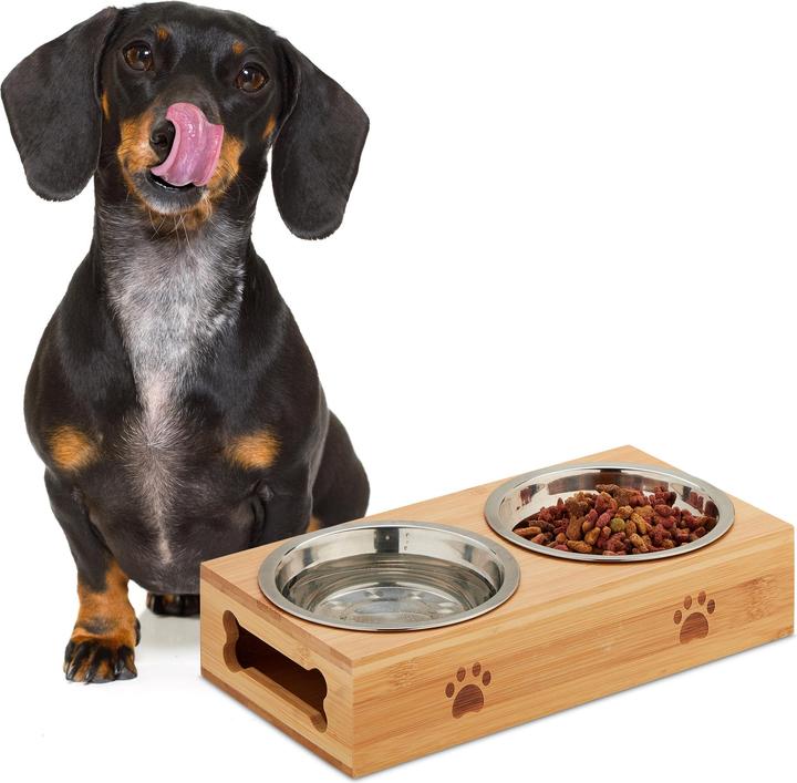 Actual product image Relaxdays Dog food station (0.30 l)