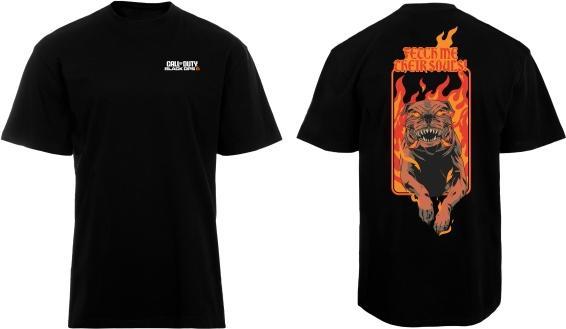 Immagine prodotto Dpi Merchandising Maglietta Call of Duty: Black Ops 6 Oversize ""Hellhound"" Nero (S)