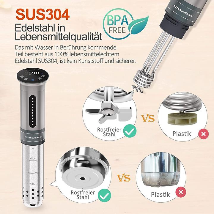 Produktbild KitchenBoss Präzisionskocher (EU-Stecker)