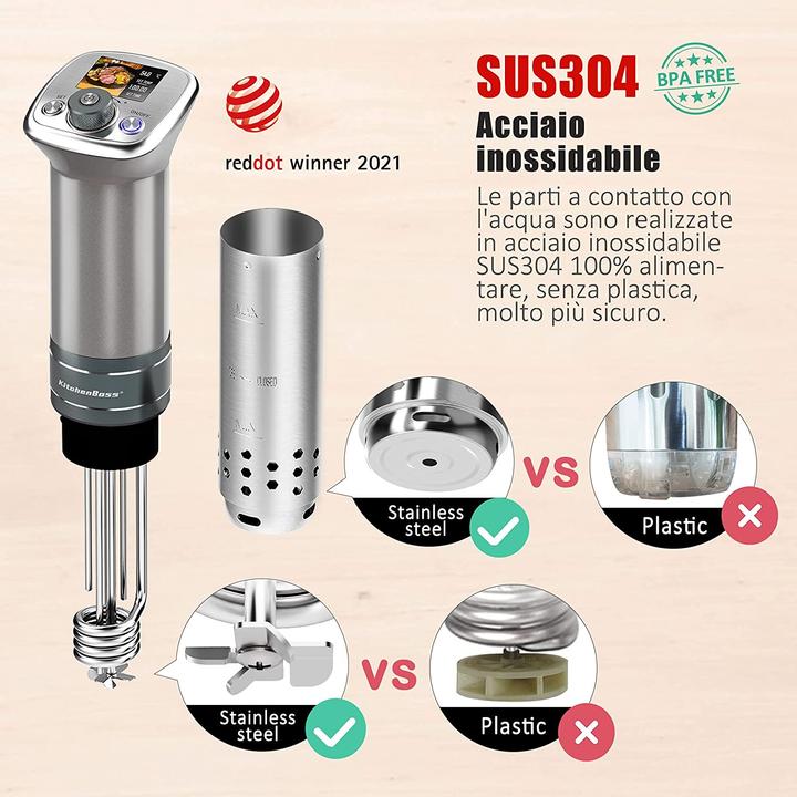 Actual product image KitchenBoss Sous Vide Roner