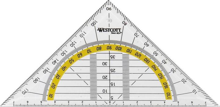 Produktbild Westcott Geodreieck (160 mm)