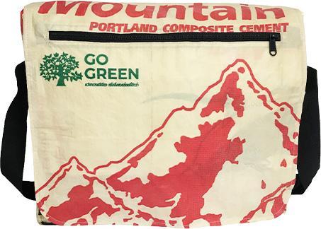 Image du produit Bekos Upcycling - Sac à bandoulière XL en sacs de ciment recyclés Mountain