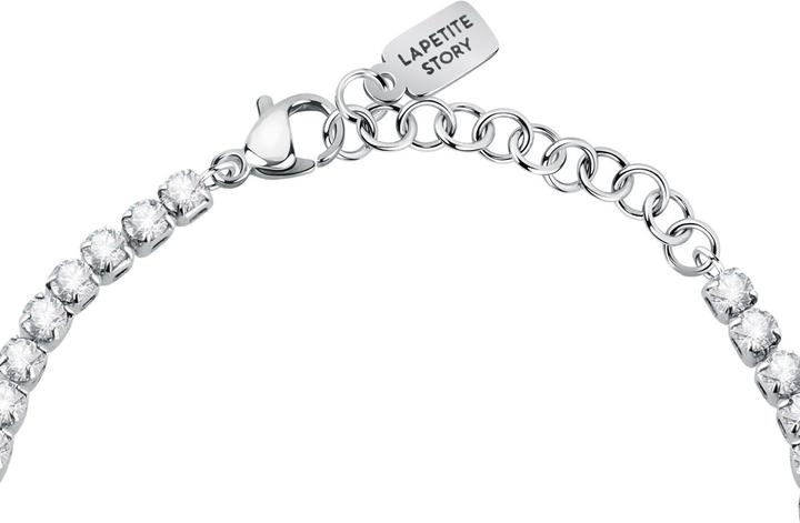 Produktbild La Petite Story Tennis Br Friendship Wh Cryst+ (16 cm, Edelstahl)