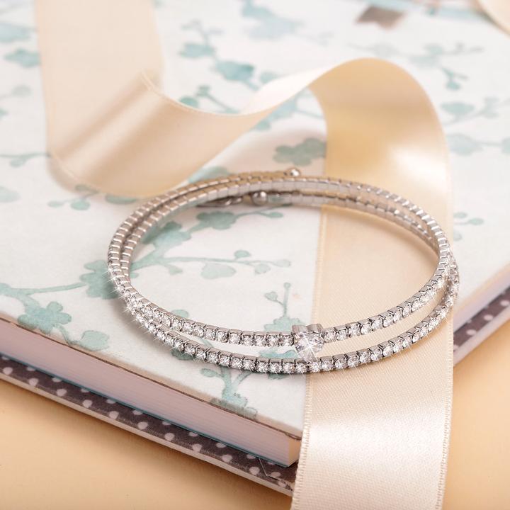 Actual product image La Petite Story Lux Bangle Love Brass Heart Cz (Stainless steel)